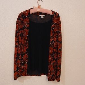 Make Offer!Christopher & Banks Floral Cardigan